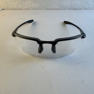 Crossfire 2164 Clear Lens Black Half Frame Safety Glasses Industrial PPE
